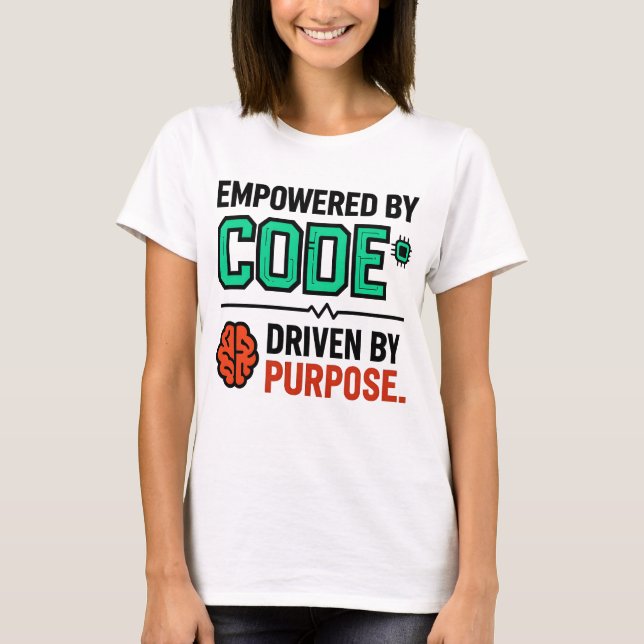 Code With Purpose T-Shirt (Vorderseite)