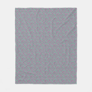 CODE-Zeichenfolgen grün auf jeder Farbe Fleecedecke