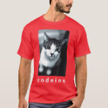 Codein Cat Funny  T-Shirt<br><div class="desc">Codein Cat Funny .</div>