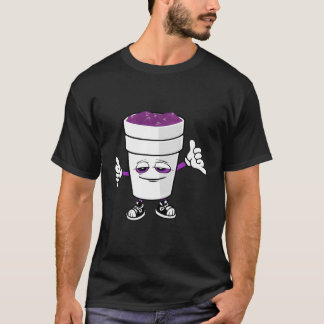 Codein Lila Drank Sizzurp Doppelcup Lean T-Shirt