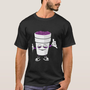 Codein Lila Drank Sizzurp Doppelcup Lean T-Shirt