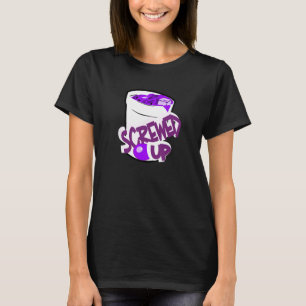 Codein Sizzurp schraubte den Lean Cough Sirup Prom T-Shirt