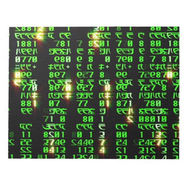 Codematrix Notizblock (Vorderseite)