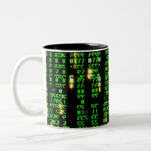 Codematrix Zweifarbige Tasse