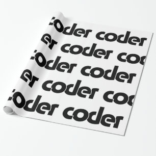 Coder Geschenkpapier