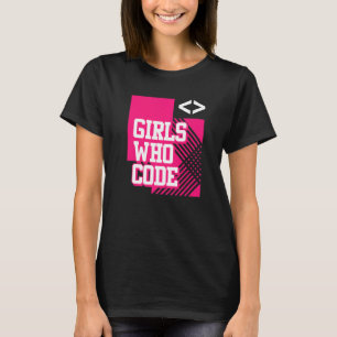 Coder Girls Programmierung - Software-Entwickler-P T-Shirt