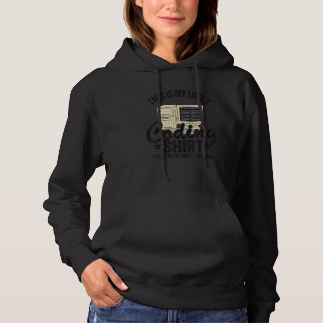 Coder Jokes Geek Computer-Programmierer Dies ist m Hoodie (Vorderseite)