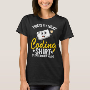 Coder Jokes Geek Computer-Programmierer Dies ist m T-Shirt