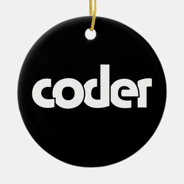 Coder Keramik Ornament (Vorne)