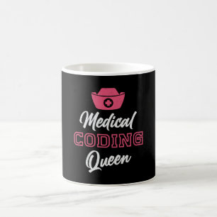 Coder Queen Coding ICD Programmer Coder Kaffeetasse