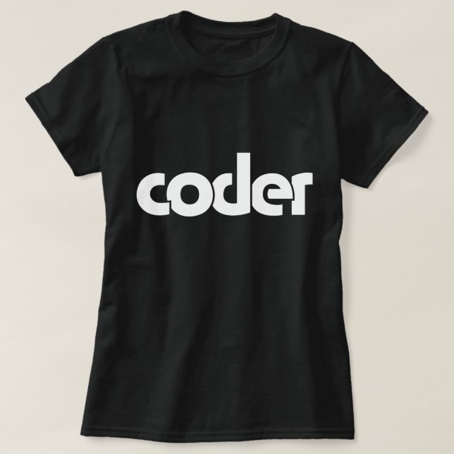 Coder T - Shirt (Design vorne)
