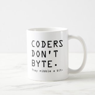 Coders nicht Byte Kaffeetasse