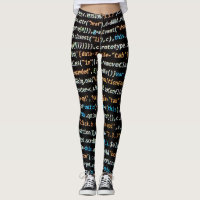 Coder's paradise html codage leggings