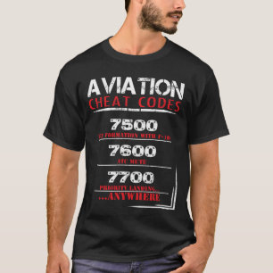 Codes de fraude d'aviation - T-shirt drôle pour
