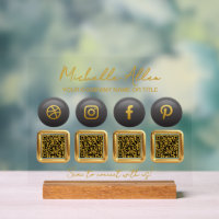 Codes QR des médias sociaux de l'entreprise