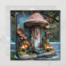 Codescore Mushroom Blue Book Journal Scrapbook