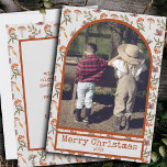Codescore Pilz Botanische Bilder Weihnachten<br><div class="desc">Genießen Sie den nostalgischen Charme der Urlaubssaison mit unserer Cotattecore Mushroom Botanical Picture Christmas Holiday Card. Diese exquisite Karte verkörpert die zeitlose Schönheit der klassischen botanischen Waldlandschaft und den skurrilen Reiz des Kerns und macht sie zu einer perfekten Wahl für Ihre festlichen Grüße. Die Bogenfoto-Vorlage zeigt elegant Ihr Lieblings-Foto und...</div>