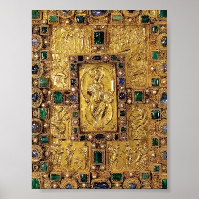 Codex Aureus von St. Emmeram Poster (Vorne)