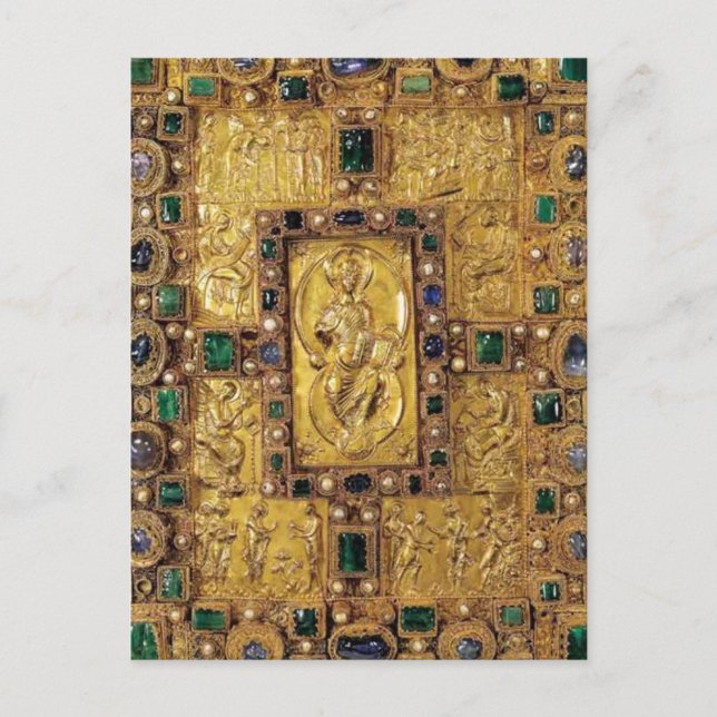 Codex Aureus von St. Emmeram Postkarte (Vorderseite)