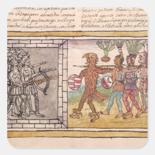 Codex Duran Quadratischer Aufkleber