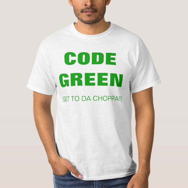Codez le T-shirt vert (Devant)