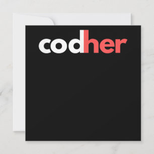 Codher Girl Programmer Women Stem Engineers Liebha Einladung