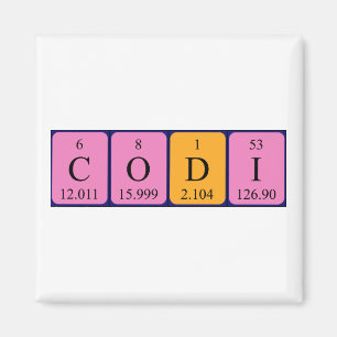 Codi Periodenmagnet Magnet
