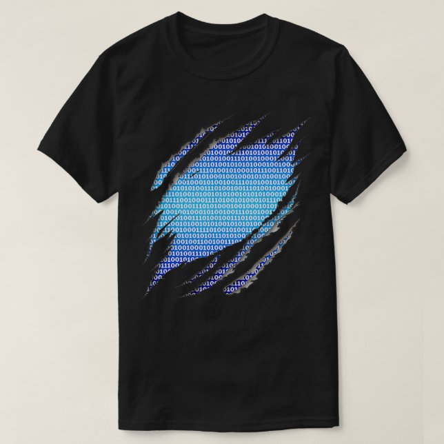 Codieren des Computers mit dem Software-Coder T-Shirt (Design vorne)