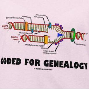 Codiert für die Genealogie (DNA-Replikation) T-Shirt