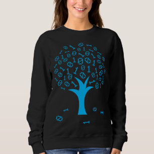 Codierung Binärbaum Wissenschaft Computer Programm Sweatshirt