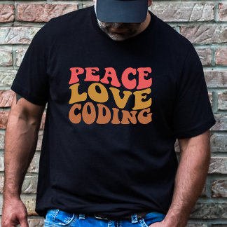 Codierung der Retro-Liebe T-Shirt