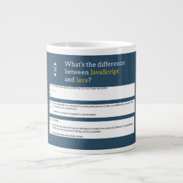 Codierung - Javascript vs. Java Jumbo-Tasse