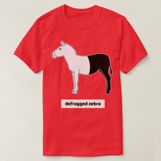 Coding-Coder-Defragmentierung für Computer Scienti T-Shirt (Design vorne)