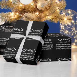 Coding Coder Programmieren Geschenkpapier