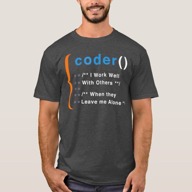 Coding Computer Programmierung Geschenk T-Shirt (Vorderseite)