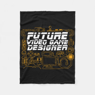 Coding Gamer von Future Video Game Designer Fleecedecke