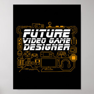 Coding Gamer von Future Video Game Designer Poster