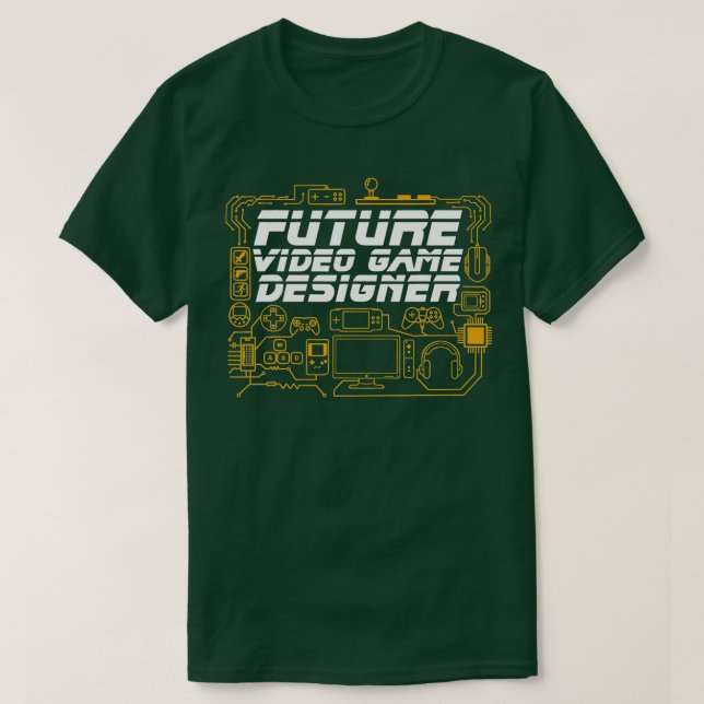 Coding-Geschenk für den zukünftigen Videospiel-Des T-Shirt (Design vorne)