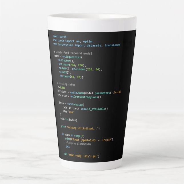 Coding Humor - Developer Logic and Tech Life Milchtasse (Vorderseite)