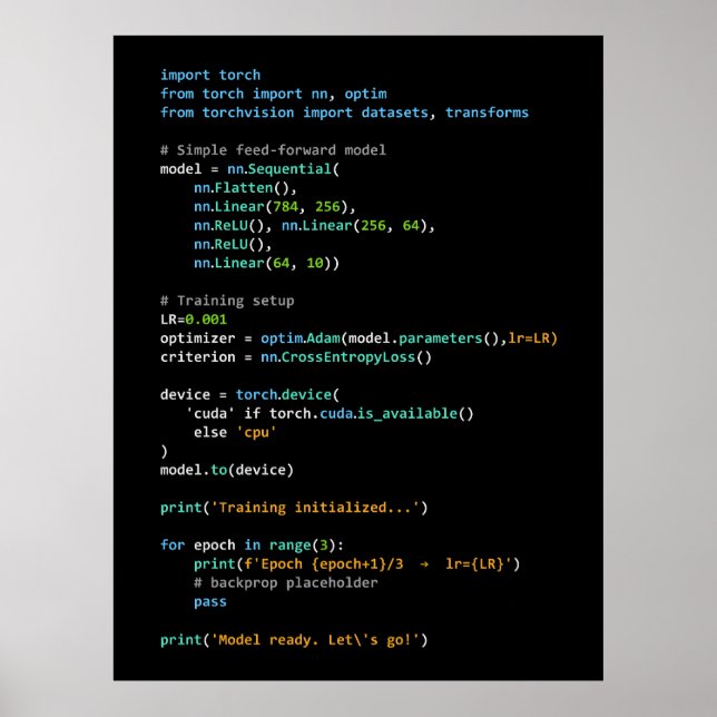 Coding Humor - Developer Logic and Tech Life Poster (Vorne)