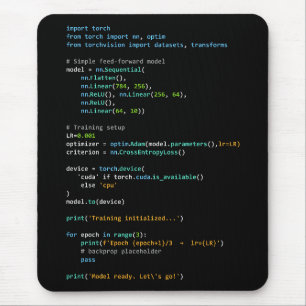 Coding Humor - Entwicklerlogik und Tech-Leben Mousepad