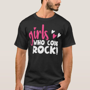 Coding Web Designer für Computerprogrammierer Girl T-Shirt