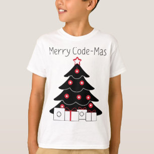 Coding-Weihnachtsbaum-Merry-Code-mas-Shirt T-Shirt