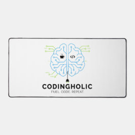 Codingholic Tech Brain Programmer & Coders Schreibtischunterlage