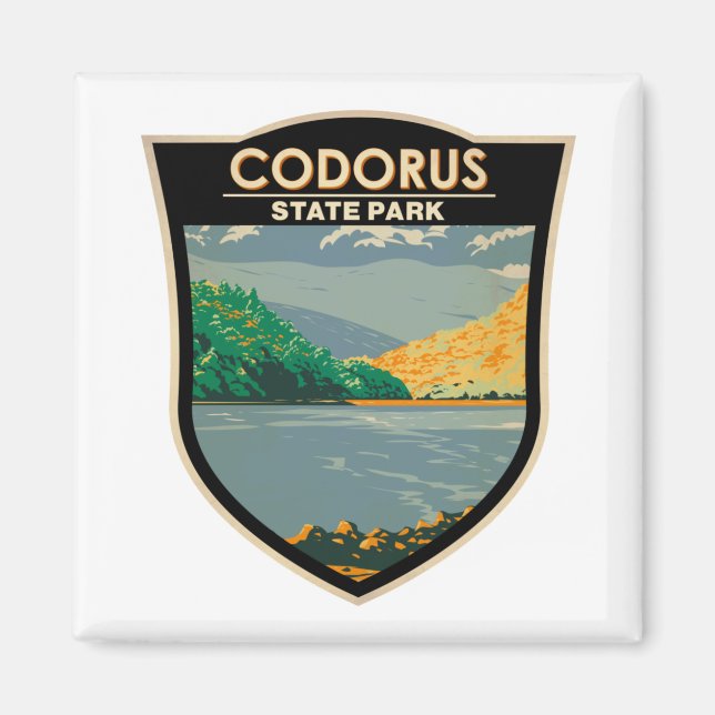 Codorus Staat Park Pennsylvania Abzeichen Magnet (Vorne)