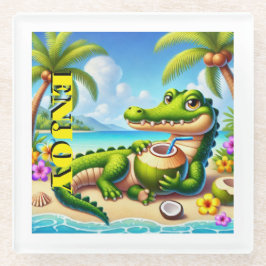 CODRILLO MIT KOKWASSER GLASUNTERSETZER