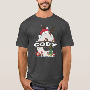 Cody Christmasw Cody Name für lustige Weihnachten T-Shirt