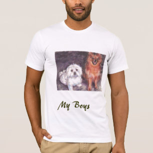 Cody u. ausgewachsener männlicher Känguru, T-Shirt