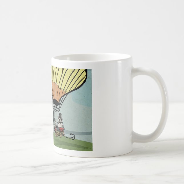 Cody u. Möglichkeits-Abenteuer-Ballon-Tasse Kaffeetasse (Rechts)