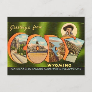 Cody Wyoming Postkarte